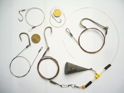 Tips, advise and fishing techniques for sport fishing in Bijagos islands, Guinea Bissau Hooks and fishing line bottom