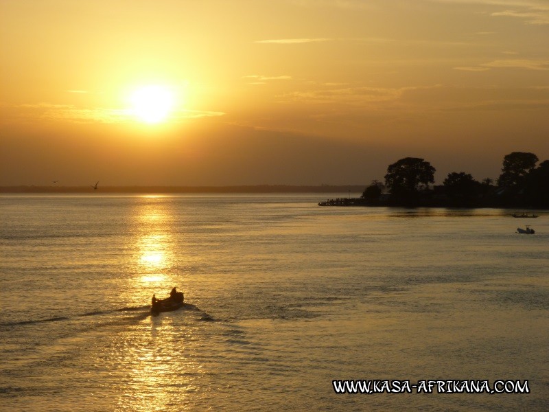 Photos de l'archipel Bijagos Guine Bissau : Paysages - Vue de l'htel