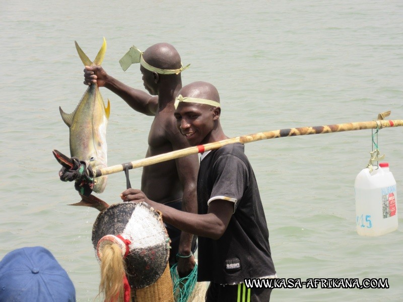 Photos de l'archipel Bijagos Guine Bissau : Peuple Bijagos - Jeunes en crmonie