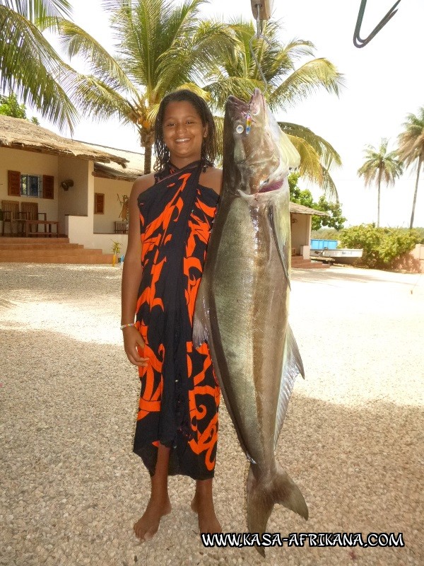 Photos de l'archipel Bijagos Guine Bissau : Nos plus belles prises - 26 Kgs avec un minijig de 40grs