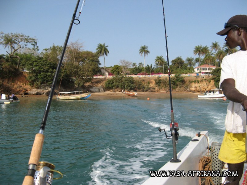 Photos de l'archipel Bijagos Guine Bissau : En bateau - Dpart le matin