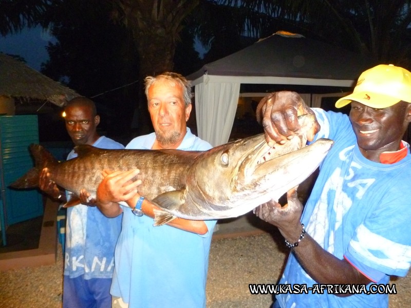Photos de l'archipel Bijagos Guine Bissau : Nos plus belles prises - Barracuda 30 kgs de Grard 2