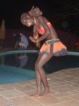 Photos de l'archipel des Bijagos en Guine Bissau : Danseuse