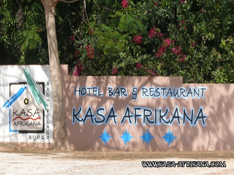 Photos de l'archipel Bijagos Guinée Bissau : Hôtel & dépendances - C'est ici