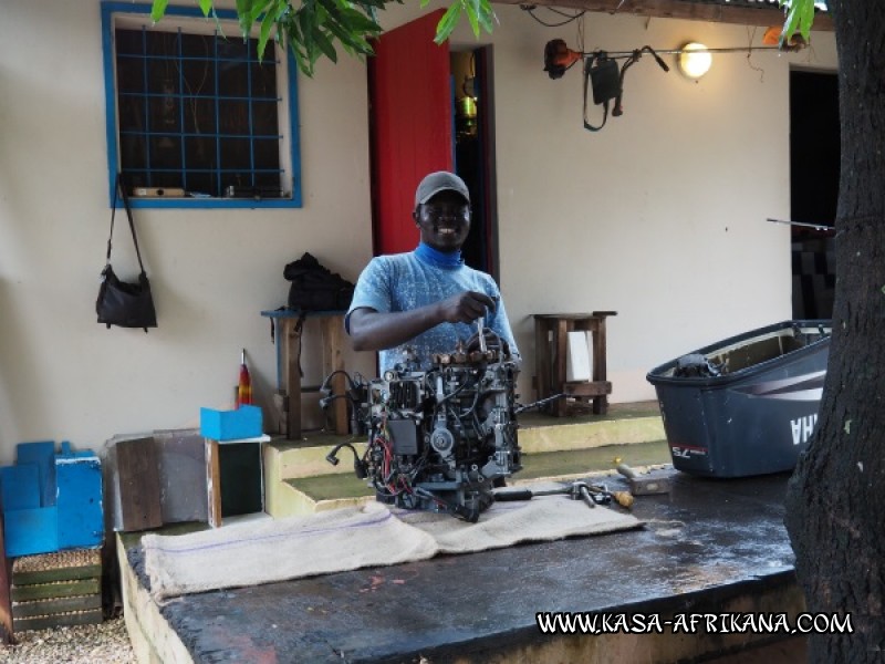Photos de l'archipel Bijagos Guinée Bissau : Hôtel & dépendances - L'atelier de plein air