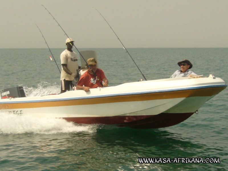 Photos de l'archipel Bijagos Guinée Bissau : En bateau - Bateau 5m10