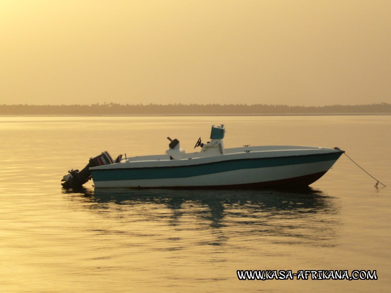 Photos de l'archipel Bijagos Guinée Bissau : En bateau - Le 6m50