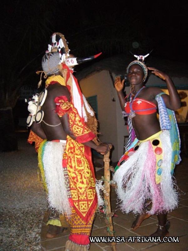 Photos de l'archipel Bijagos Guinée Bissau : Peuple Bijagos - Danseurs Bijagos