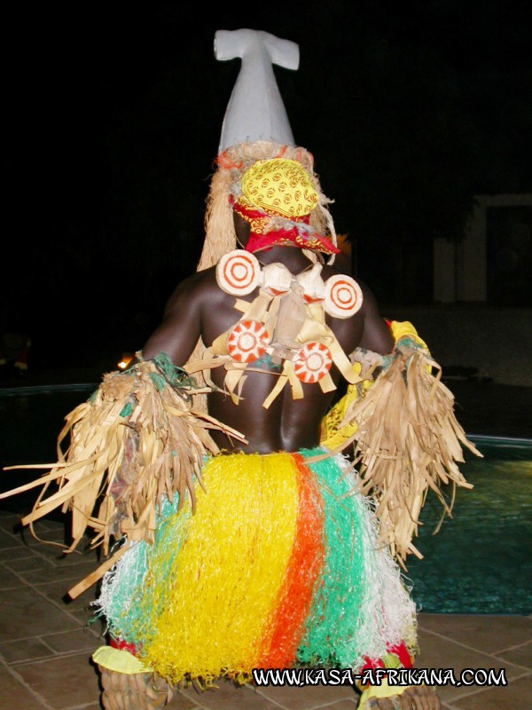 Photos de l'archipel Bijagos Guinée Bissau : Peuple Bijagos - Danseur Bijagos