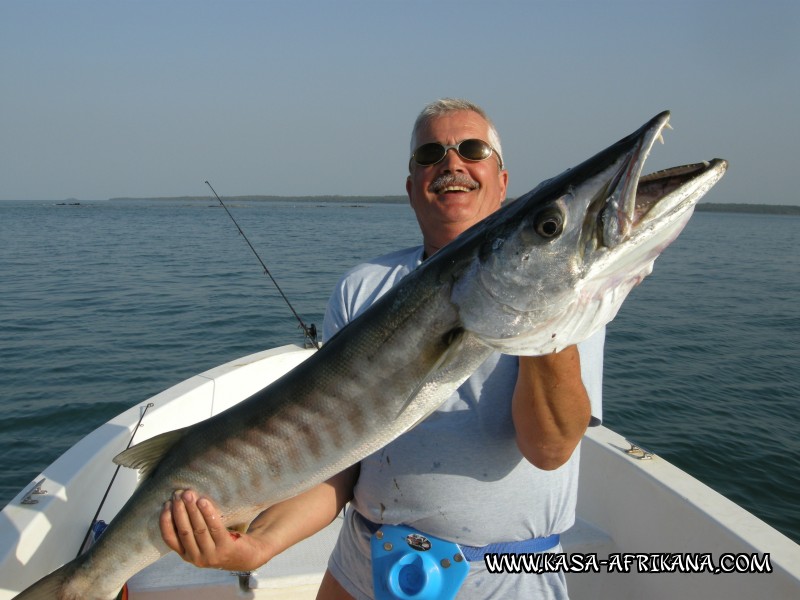 Photos Bijagos Island, Guinea Bissau : Our best catches - Barracuda