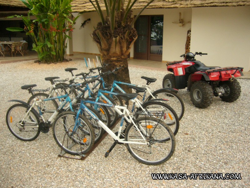 Photos Bijagos Island, Guinea Bissau : Hotel & outbuildings	 - ATV and quad bikes