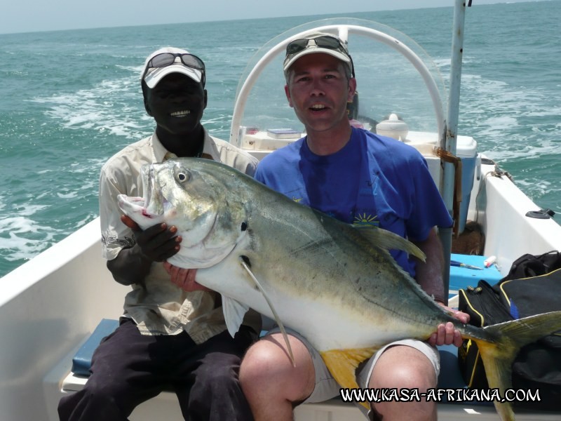 Photos de l'archipel Bijagos Guinée Bissau : Spécial Carangues - Carangue 23kg