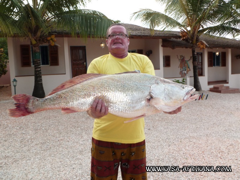 Photos de l'archipel Bijagos Guinée Bissau : Nos plus belles prises - ombrine record 14 kgs