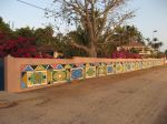 Photos de l'archipel des Bijagos en Guinée Bissau : Mur d'enceinte